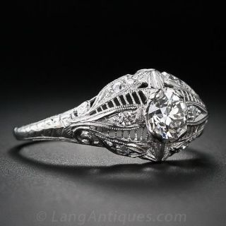 Edwardian Diamond Engagement Ring