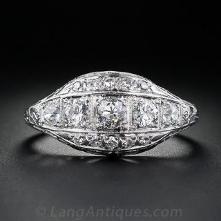 Edwardian Diamond Five-Stone Ring