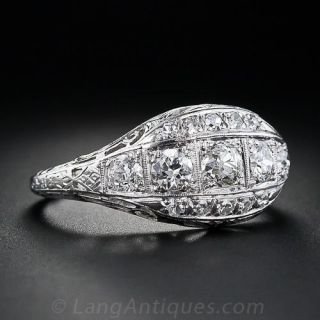 Edwardian Diamond Five-Stone Ring