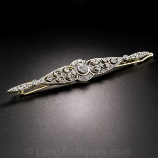 Edwardian Diamond Hair Barrette
