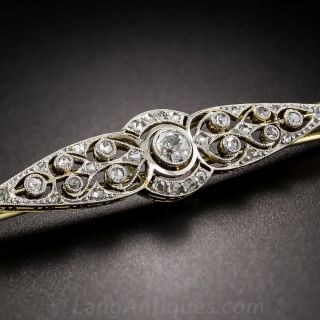 Edwardian Diamond Hair Barrette