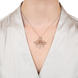 Edwardian Diamond Lavaliere