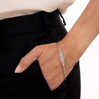Edwardian Diamond Link Bracelet, Netherlands