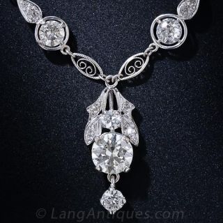 Edwardian Diamond Necklace
