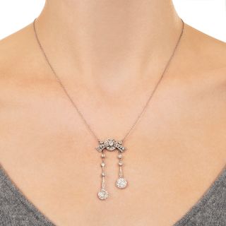 Edwardian Diamond Négligée Necklace