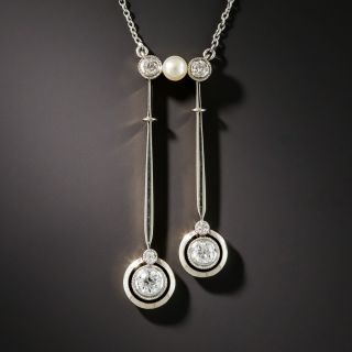 Edwardian Diamond Negligee Necklace