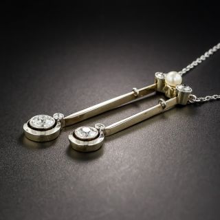 Edwardian Diamond Negligee Necklace