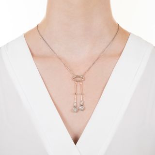 Edwardian Diamond Negligee Necklace