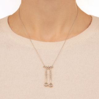 Edwardian Diamond Negligee Necklace