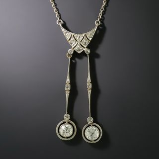 Edwardian Diamond Negligee Necklace - 2