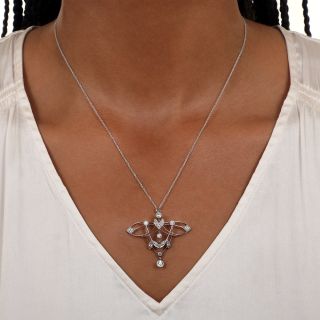 Edwardian Diamond Openwork Necklace