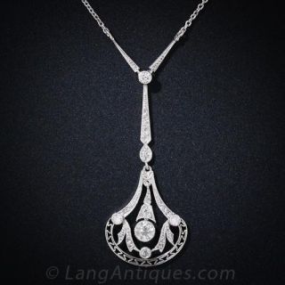 Edwardian Diamond Pendant