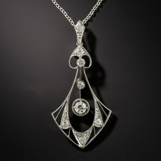 Edwardian Diamond Pendant - 1