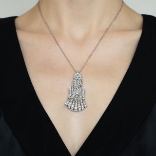 Edwardian Diamond Pendant