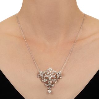 Edwardian Diamond Pendant