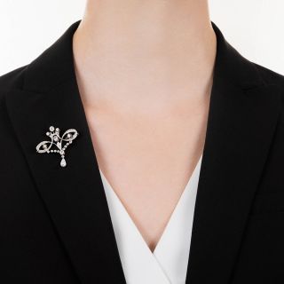 Edwardian Diamond Pendant/Brooch