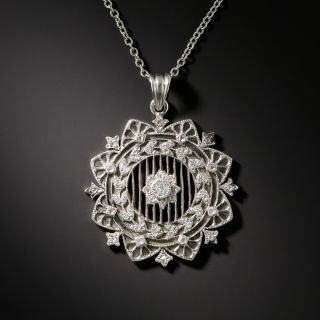 Edwardian Diamond Pendant By Patek Philippe