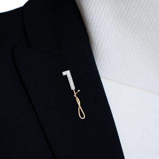 Edwardian Diamond Riding Crop Stick Pin