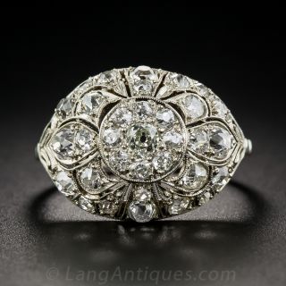 Edwardian Diamond Ring from Austria