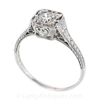 Edwardian Diamond Solitaire