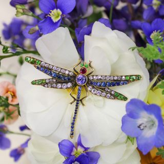Edwardian Dragonfly Brooch
