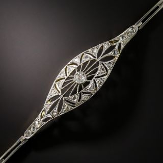 Edwardian Filigree Diamond Bracelet - 2