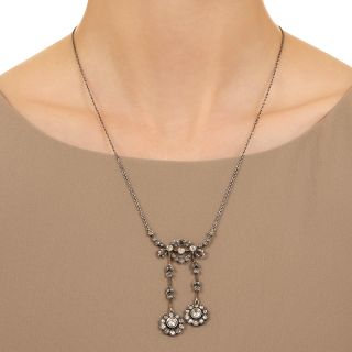 Edwardian Floral Wreath Negligee Necklace