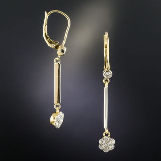 Edwardian Flower Cluster Earrings