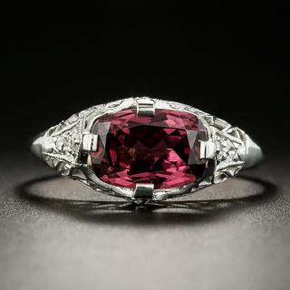 Edwardian Garnet and Diamond Ring - 1
