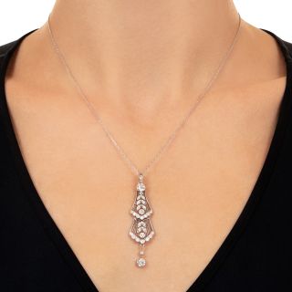 Edwardian Lavalière Diamond Necklace
