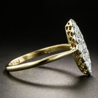 Edwardian Marquise Shaped Diamond Cluster Ring