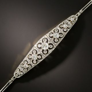 Edwardian Openwork Diamond Bracelet - 1