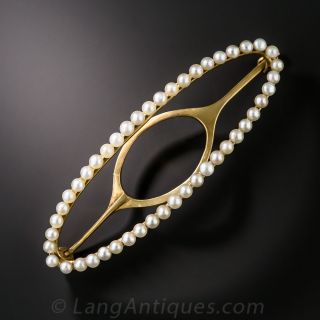 Edwardian Pearl Hair Barrette