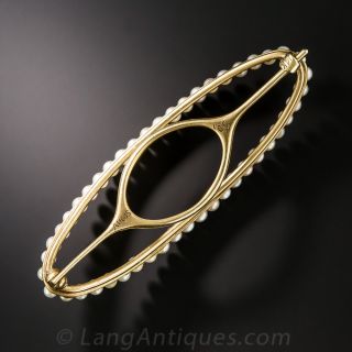 Edwardian Pearl Hair Barrette