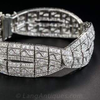Edwardian Platinum and Diamond Bracelet