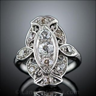 Edwardian Diamond Cocktail Ring
Edwardian Jewelry 