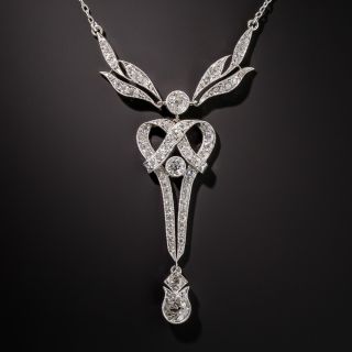 Edwardian Platinum and Diamond Necklace