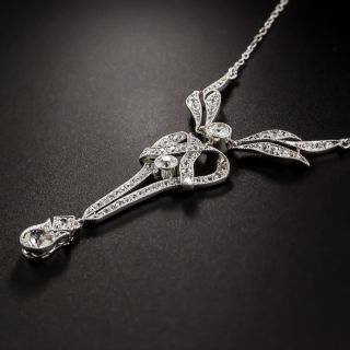 Edwardian Platinum and Diamond Necklace