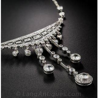 Edwardian Platinum and Diamond Necklace