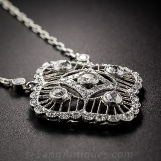 Edwardian Platinum and Diamond Necklace