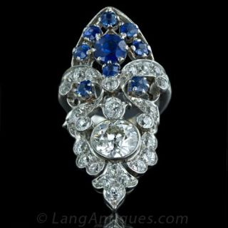 Edwardian Diamond Sapphire Ring
Edwardian Jewelry 