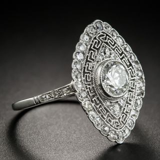 Edwardian Platinum Diamond Dinner Ring