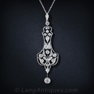 Edwardian Diamond Pendant