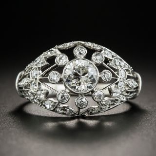 Edwardian Platinum Diamond Ring - 1