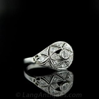Edwardian Ring with Diamonds