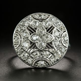 Edwardian Round Diamond Dinner Ring - 2
