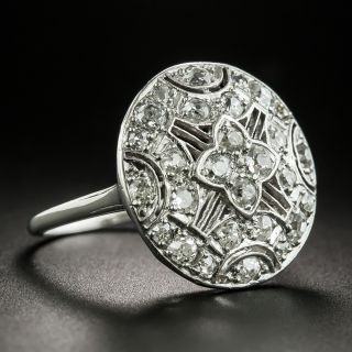 Edwardian Round Diamond Dinner Ring