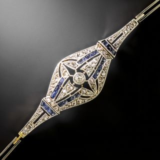 Edwardian Sapphire and Diamond Bracelet - 2