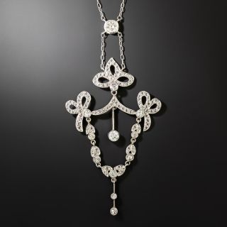 Edwardian-Style Diamond Lavalière Necklace - 2