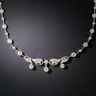 Edwardian Style Diamond Necklace - 4